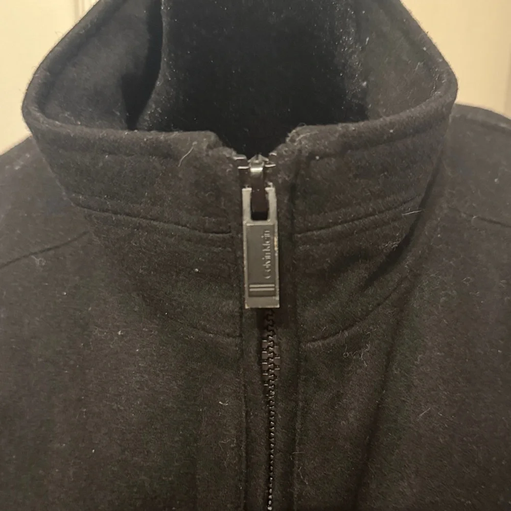 Calvin Klein Men's Black Windbreaker Jacket